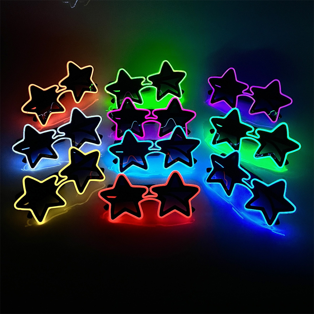 Star Shape LED Glowing Glasses - đánh giá và giá Lighting Visual