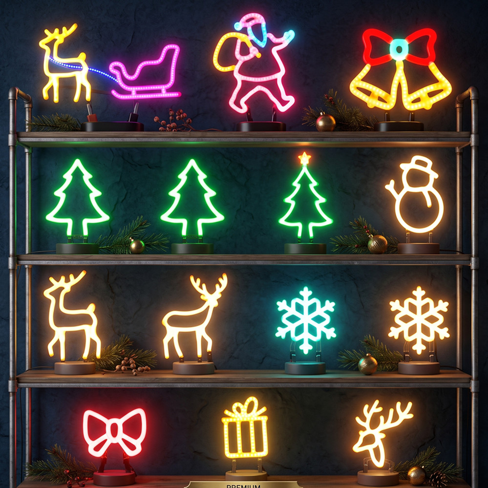 Christmas Decoration LED Neon  - đánh giá và giá Lighting Christmas Decor