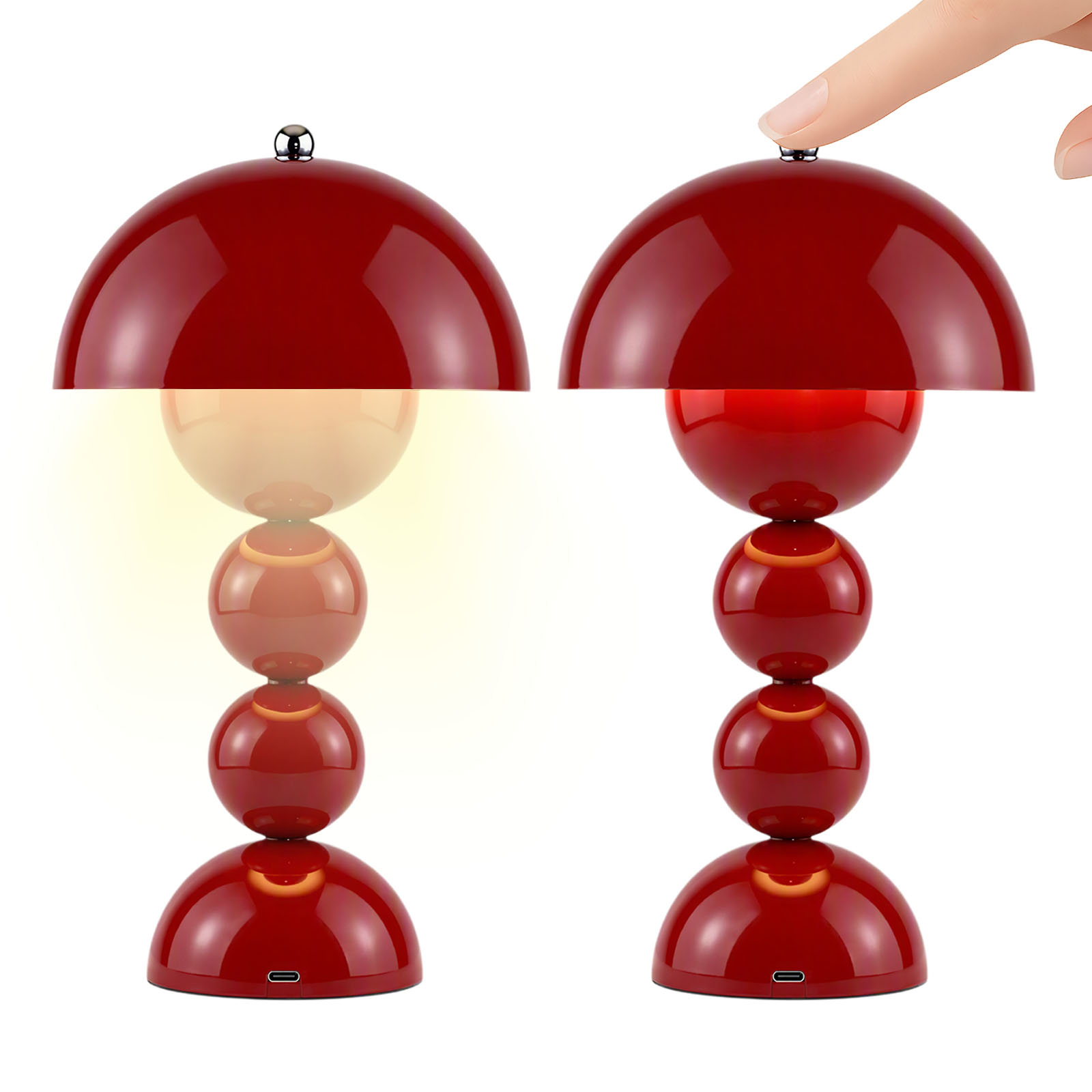 USB Mushroom Bud LED Table Lam - đánh giá và giá Lighting Decor Bedroom