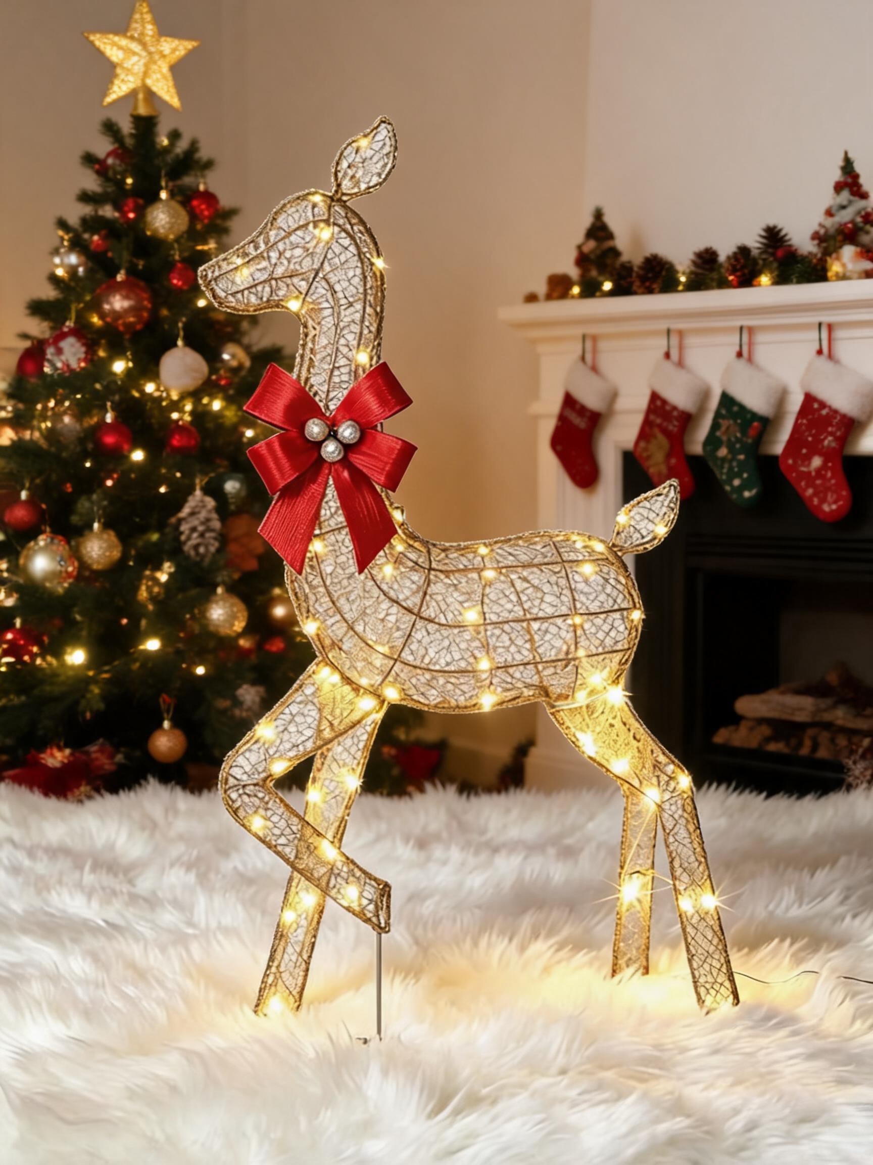 3 Pieces Lighted Christmas Dee - đánh giá và giá Up Lighting Decor